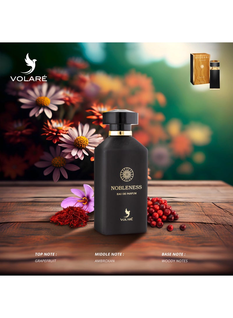 فولاري عطر نوبلنس أو دو برفيوم من فولار للرجال - ١٠٠ مل (مستوحى من بولغاري لو جيم مين تايغار ‏) - Image 3