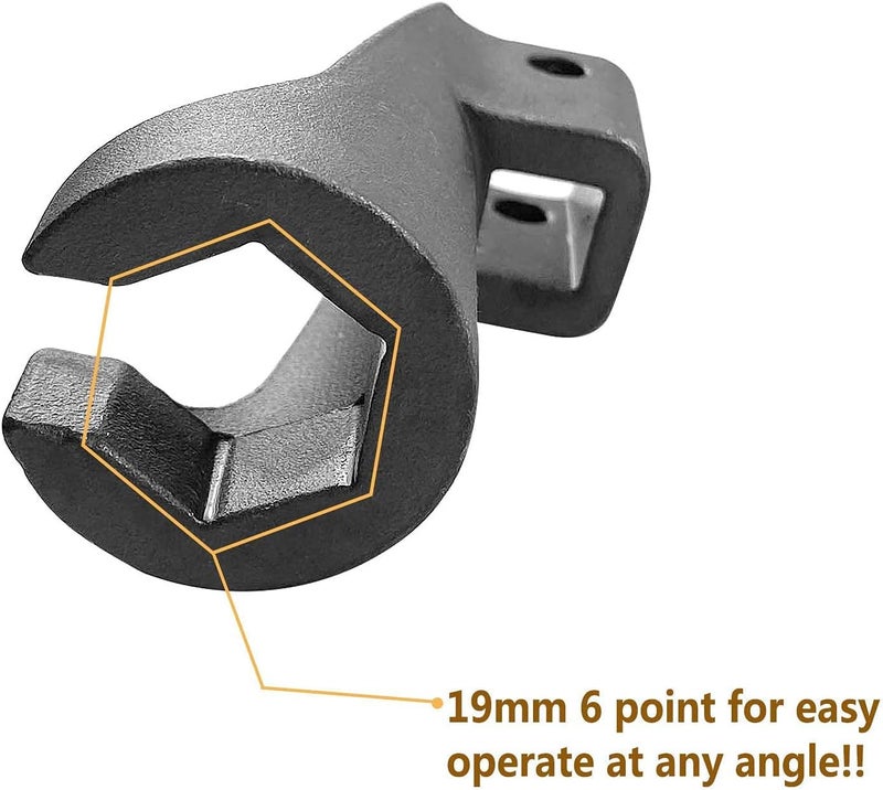 Mekar 19MM High Pressure Fuel Line Socket Compatible for Detroit Diesel DD13 DD15 DD16, Alternative to W47058090900 (3/8" Drive) - Image 5