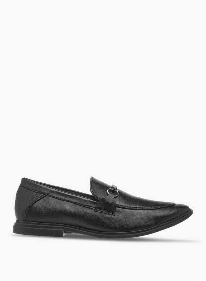 LBL by Shoexpress Men's Metal Accent Slip-On Loafers - Image 2