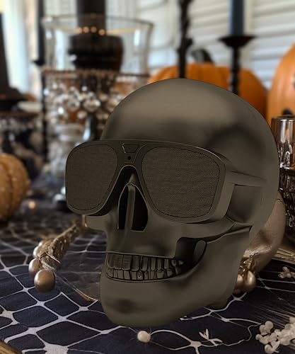 Dubbs Hardware Skull Speaker Portable Wireless Cool Bluetooth Speaker - Great Audio and Stereo Quality - Makes a Spooky Addition to Your Halloween Decorations! - Image 2