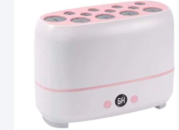 Furret Upgraded Makeup Brushes Dryer Electric Cosmetic Automatic Brush Drying Machine No Harmful for Bristles with ThermoControl 12 Various Hole Compatible with 98 Makeup Brush - Image 1