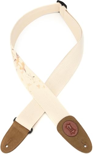 Levy's Leathers MSSC8U-008 2" cotton guitar strap with urban-style design print, suede ends, and tri-glide adjustment. - Image 5