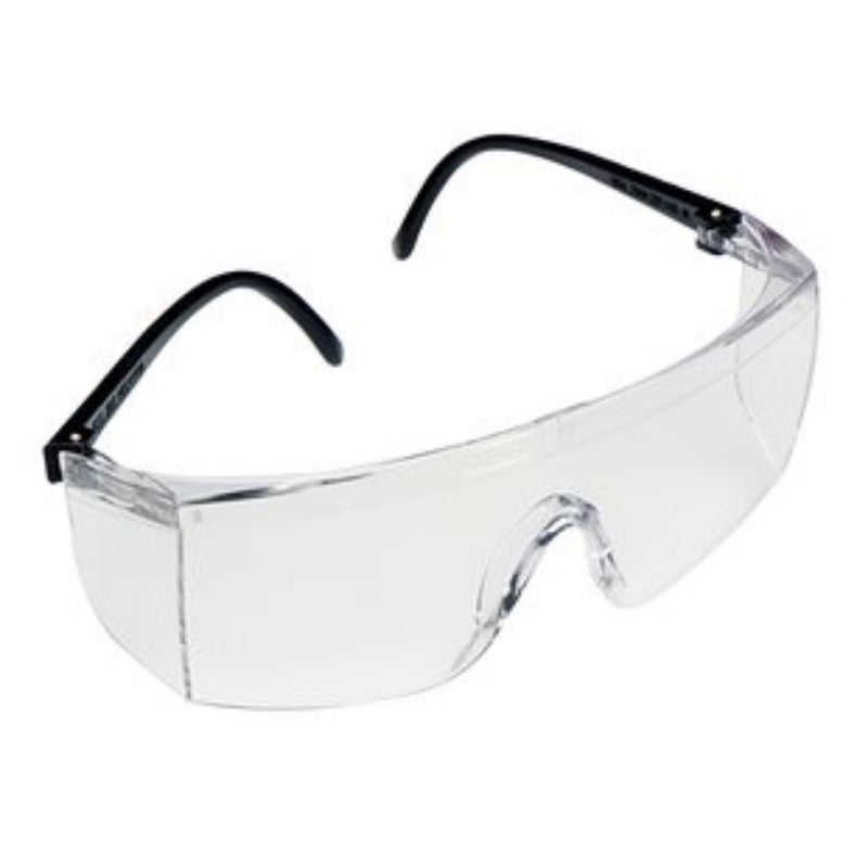 3M 1709IN Safety Goggles Hard Coat Eye Protector Anti Pollution Eyewear For Multipurpose Use In Riding Motorcycle, Construction, Clear Transparent Goggles (Pack of 2) - Image 1