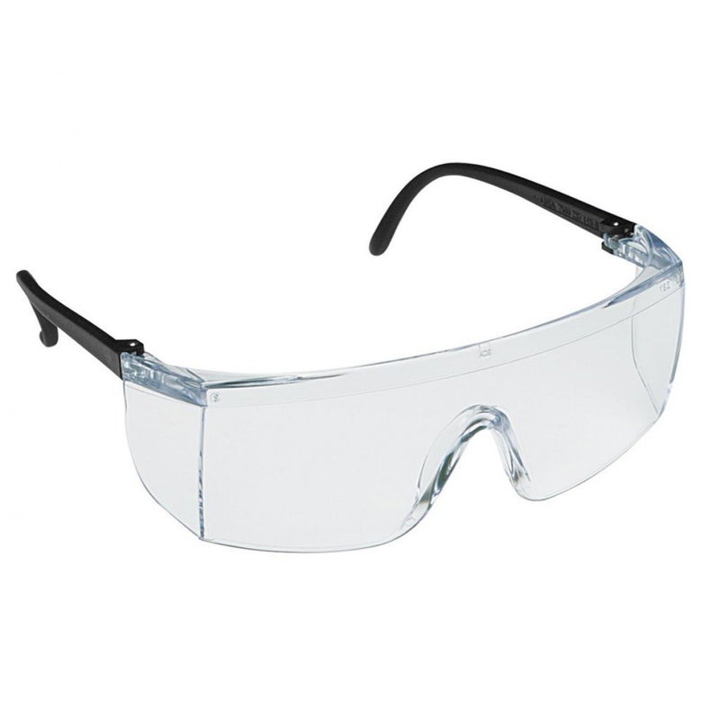 3M 1709IN Safety Goggles Hard Coat Eye Protector Anti Pollution Eyewear For Multipurpose Use In Riding Motorcycle, Construction, Clear Transparent Goggles (Pack of 2) - Image 2