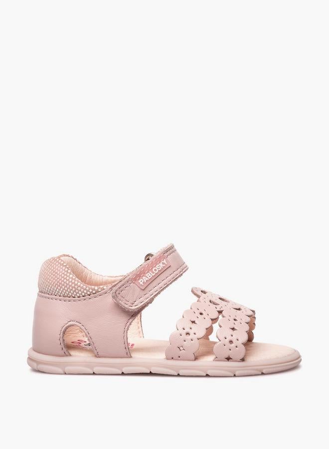 Pablosky Leather Strap Sandals With Hook & Loop Closure - Image 2