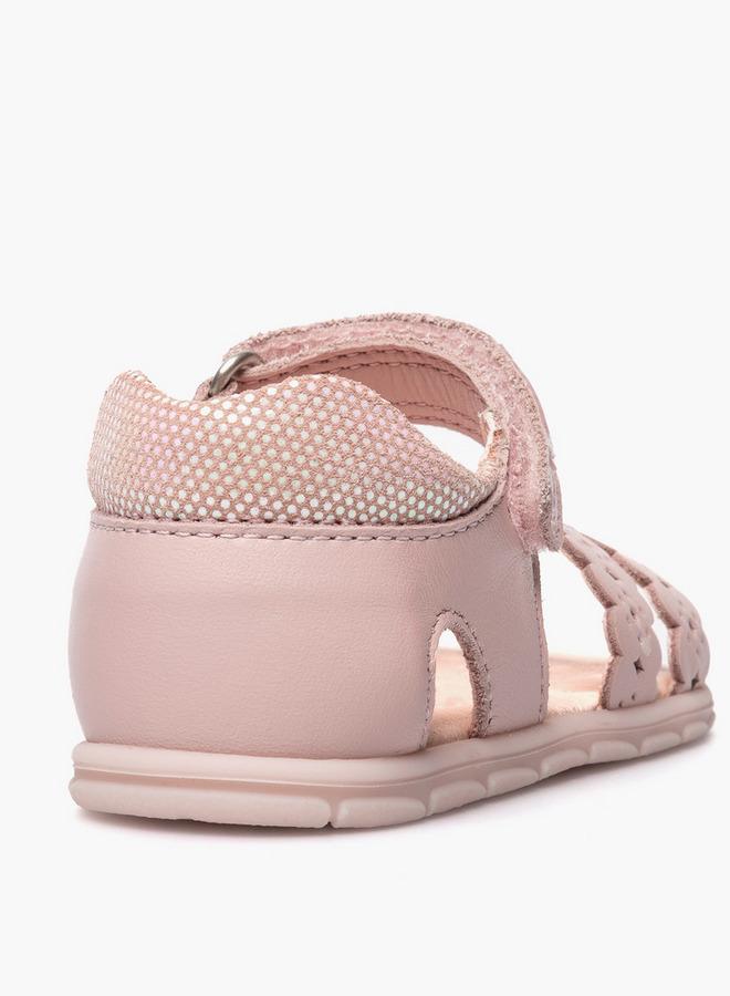 Pablosky Leather Strap Sandals With Hook & Loop Closure - Image 3