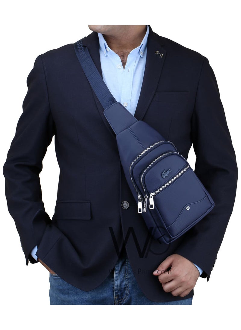 LACOSTE Sling Lacoste Blue Bag Men - Image 2
