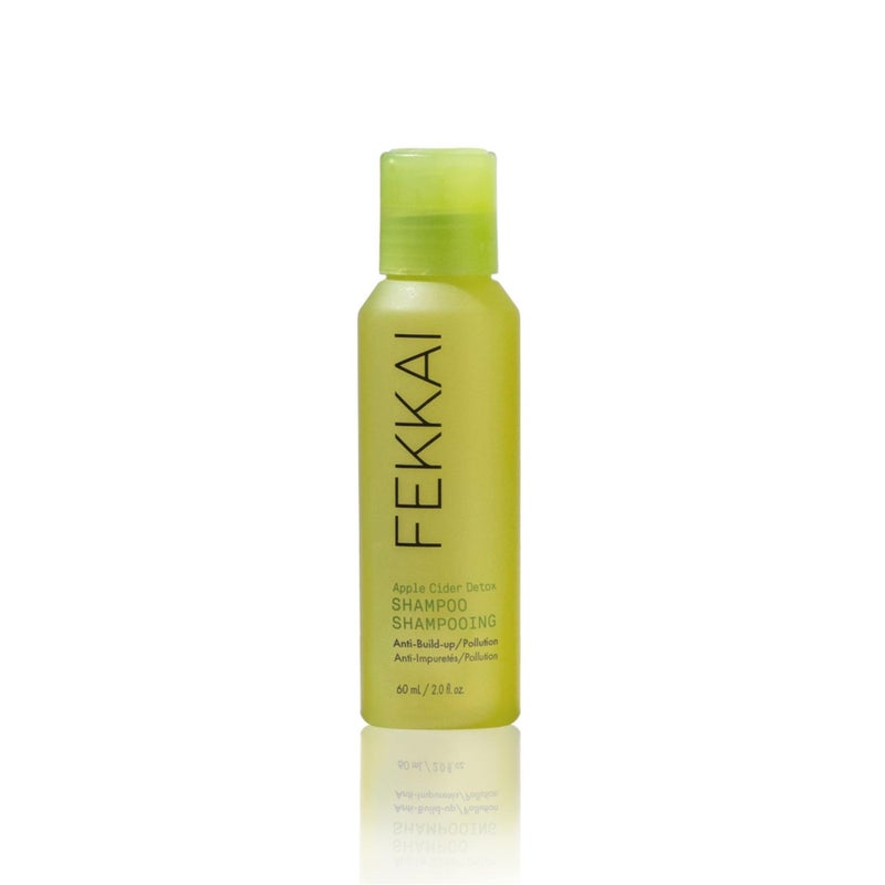 Fekkai Apple Cider Detox Shampoo 2 oz Deeply Cleanses Removes Visible BuildUp Free of Sulfates Parabens Phthalates Vegan CrueltyFree