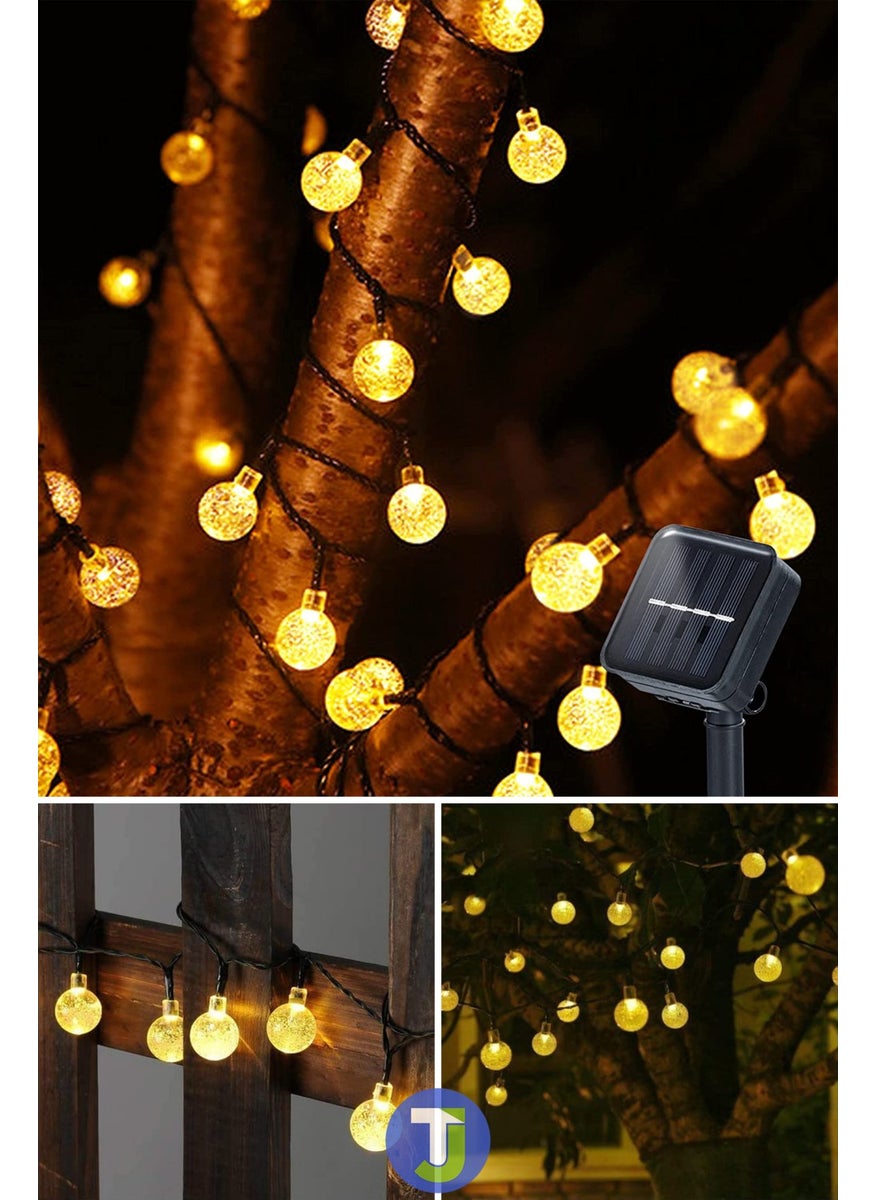 40 Ball Led 8 Meters Solar Crystal Garden Decoration Lighting Yellow Light Solar Powered - pzsku/ZC4C7A15BFD53B8166C89Z/45/_/1725722545/38258470-4b17-496b-a425-ceab915dc06c