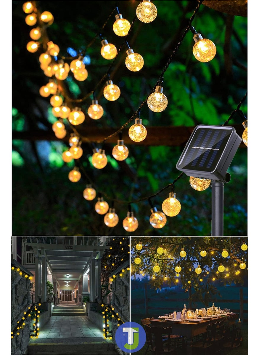 40 Ball Led 8 Meters Solar Crystal Garden Decoration Lighting Yellow Light Solar Powered - pzsku/ZC4C7A15BFD53B8166C89Z/45/_/1728062566/2708168c-9358-4e54-926d-c88c749d1799