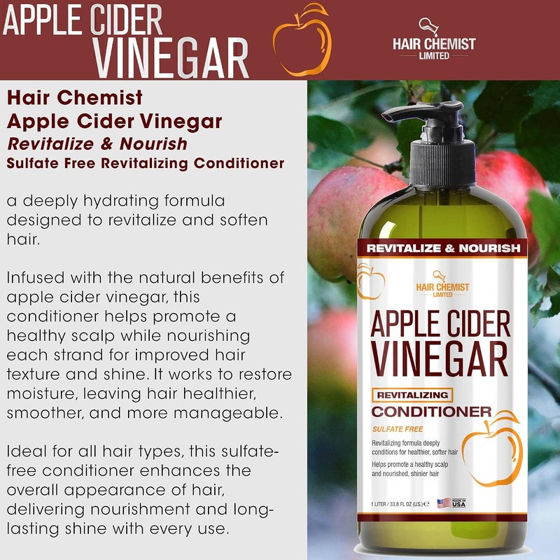 Apple Cider Vinegar Revitalize & Nourish Sulfate Free Conditioner 338 Ounces