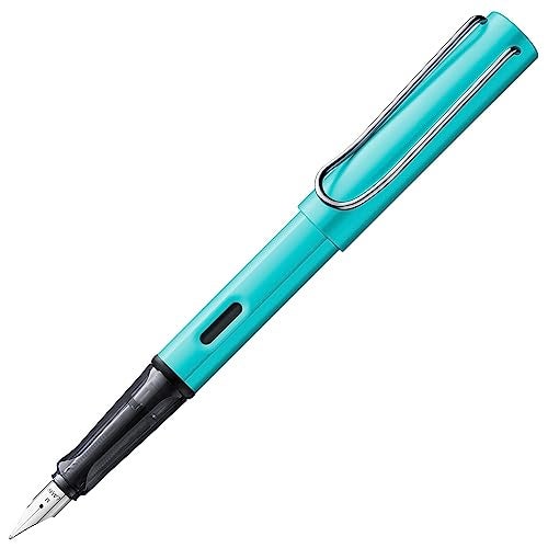 LAMY AL-star turmaline - Fountain Pen with ergonomic grip & polished steel nib in size F - lightweight aluminum body - including LAMY T 10 blue cartridge - Right-Handed - Image 1