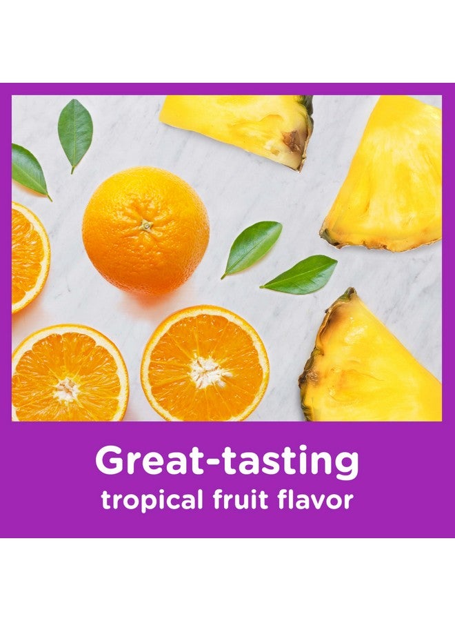 Zarbee's Kids Immune Support, Vitamin C, D & Zinc Daily Immunity Vitamins for Children 4+ Years, Natural Tropical Fruit Flavor, 28 Chewable Tablets - Image 3