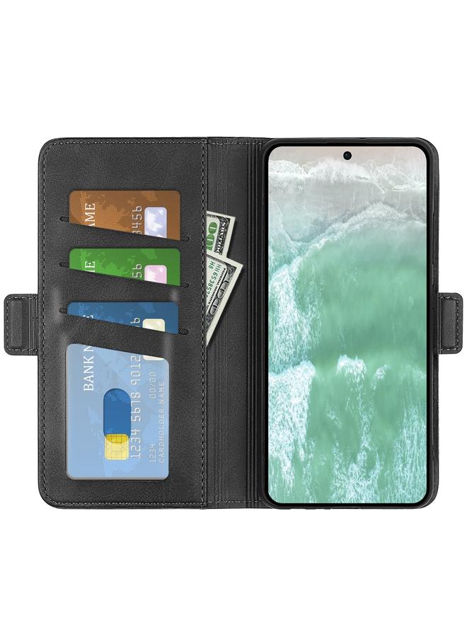 اس-توب جراب لهاتف OPPO Reno11 F 5G جراب هاتف جلدي أفقي قابل للطي بمشبك مغناطيسي مزدوج الجوانب - Image 4