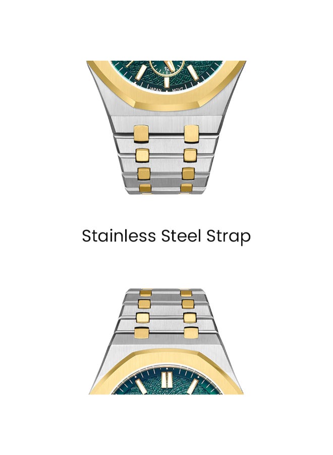 TORNADO Men's Stainless Steel Multi Function Watch T23104-TBTG - 41x51 mm - Image 5