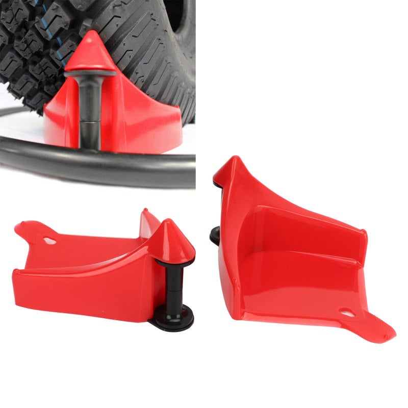 Car Wheel Chock Heavy Duty Rugged Material Portable Wheel Winder - Unique Roller System Tire Stopper for Car Washing, Vehicle Positioning and Detailing Tasks - Image 5