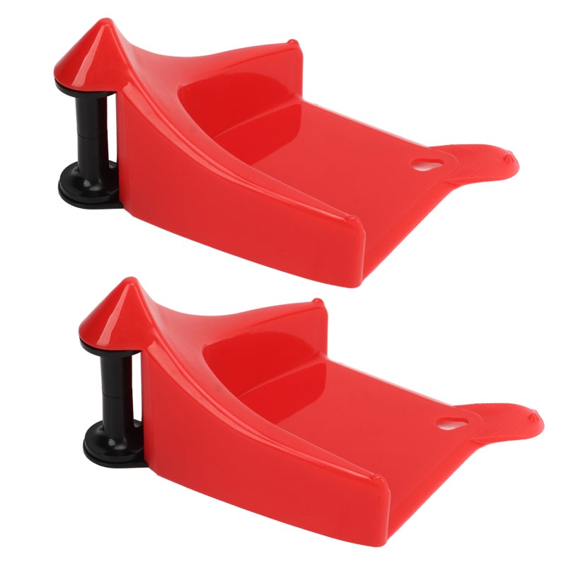 Car Wheel Chock Heavy Duty Rugged Material Portable Wheel Winder - Unique Roller System Tire Stopper for Car Washing, Vehicle Positioning and Detailing Tasks - Image 1