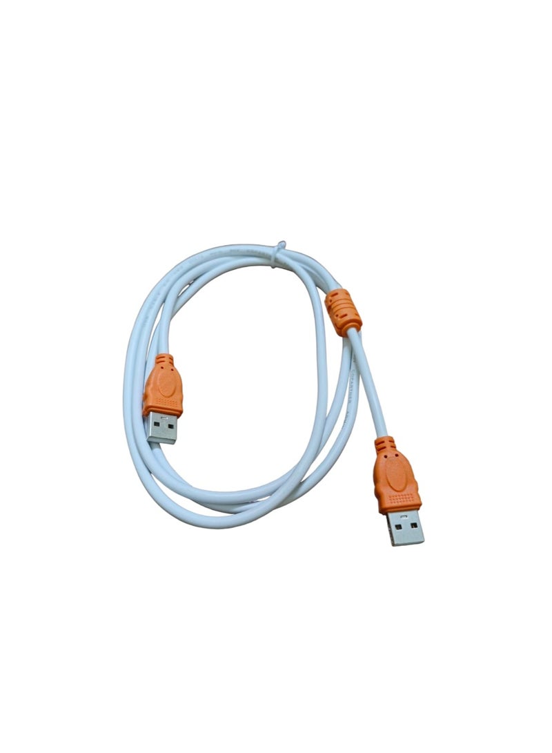 كابل USB 2.0 إلى USB 2.0 بطول 1.5 متر – نقل بيانات وشحن سريع – تصميم متين للاستخدام اليومي