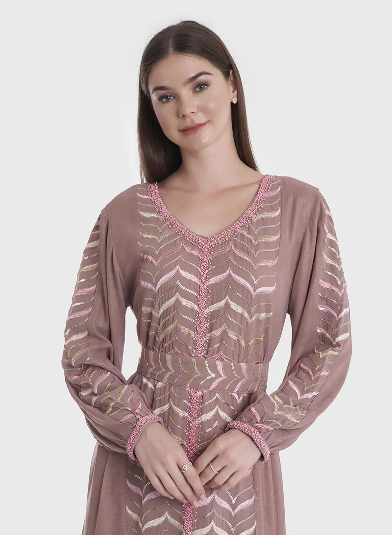 KASHKHA Solid Jalabiya