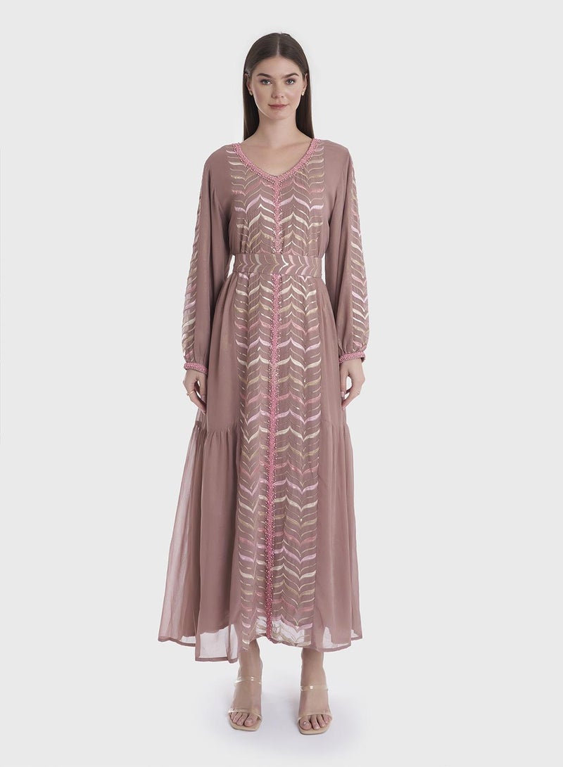 KASHKHA Solid Jalabiya - Image 1