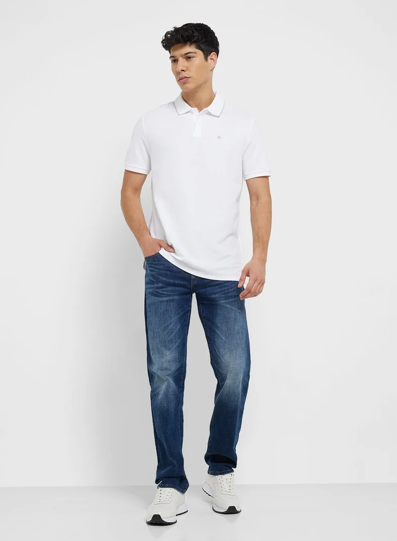 CALVIN KLEIN Cotton Piqué Polo Shirt