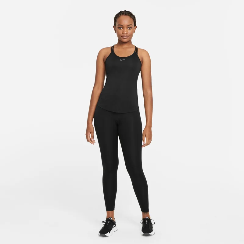 Nike Black Women's Dri-FIT One Elastika Tank Top for Women | Best Price UAE