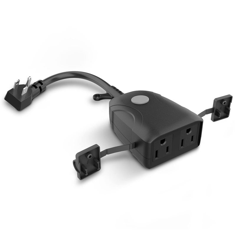 Feit Electric 120V 15A Smart Wifi Enabled Dual Outlet Wall Plug - Image 1