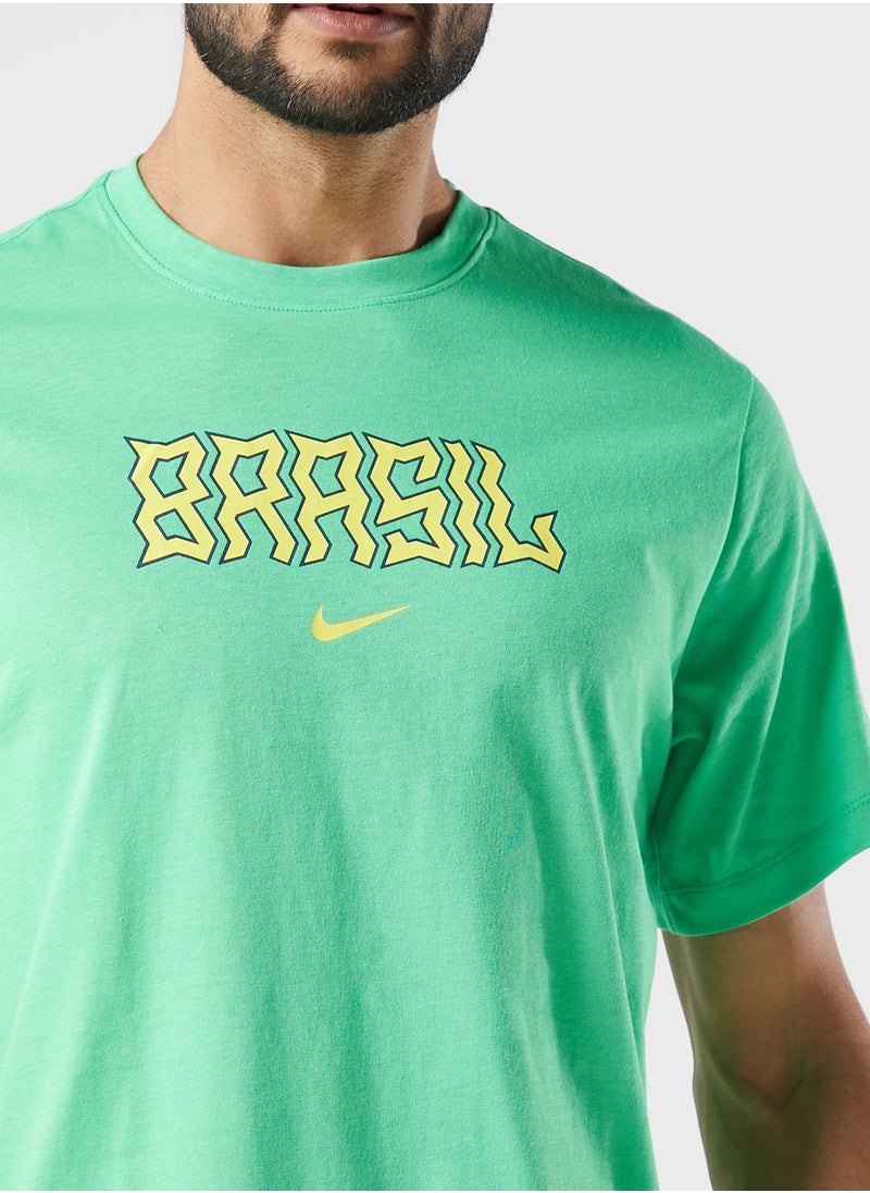 Nike - Brazil Swoosh Worldcup22 T-Shirt - Image 1
