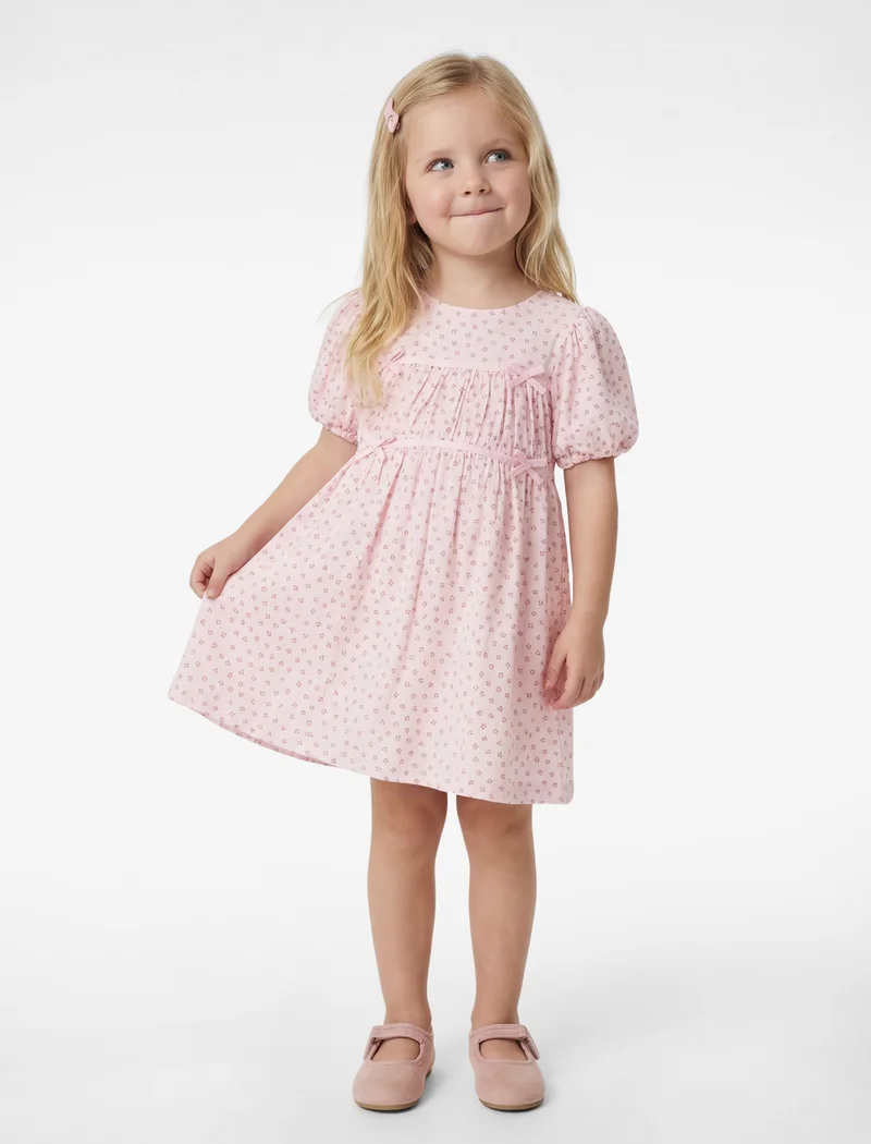 Koton Bowtie Detail Floral Dress