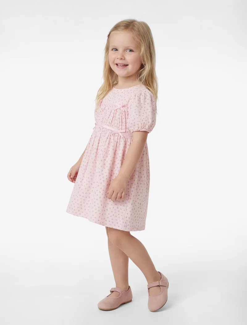Koton Bowtie Detail Floral Dress