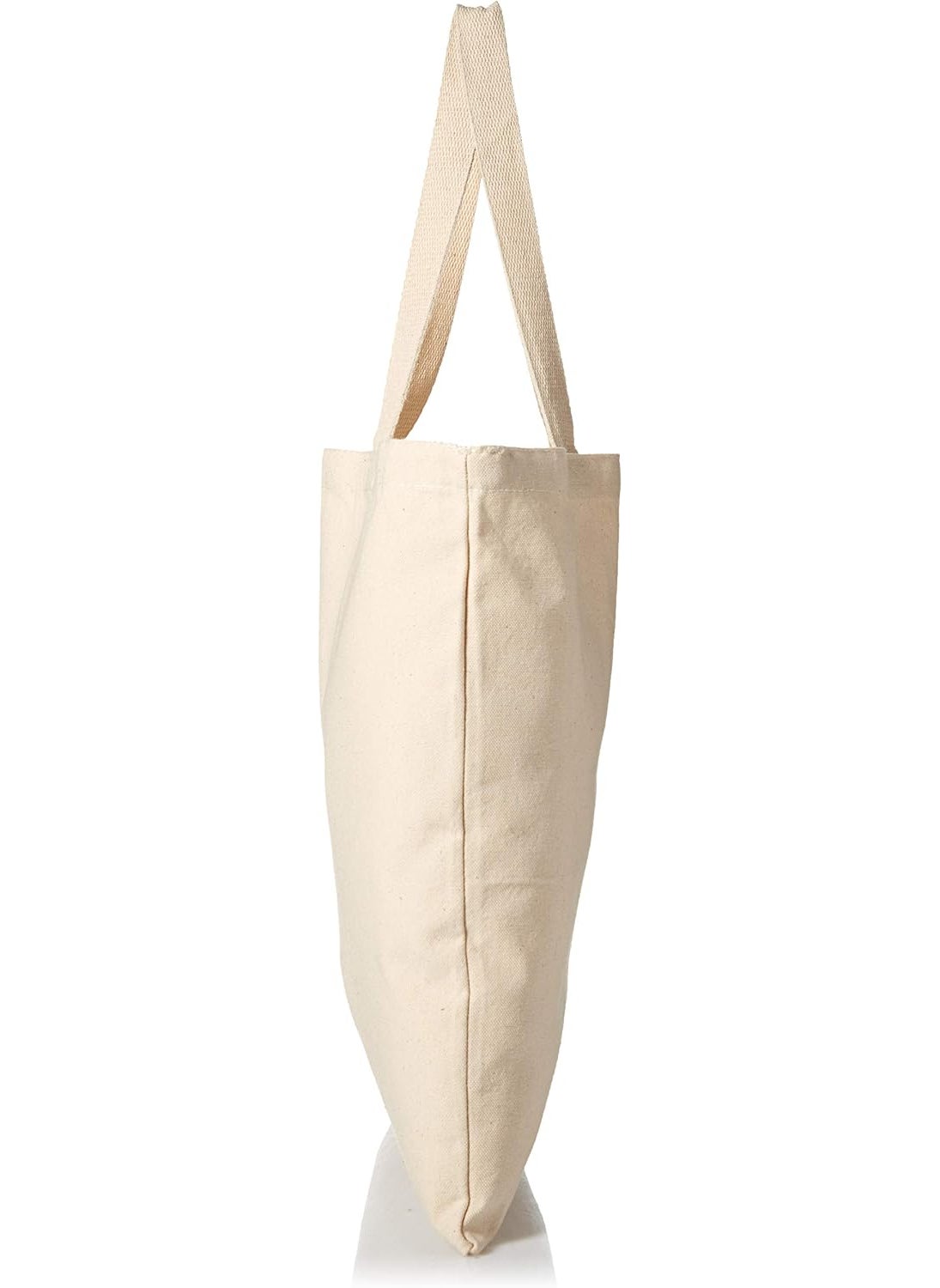 TBF 12 Pack 1 Dozen  Heavy Cotton Canvas Tote Bag Natural  - Image 3