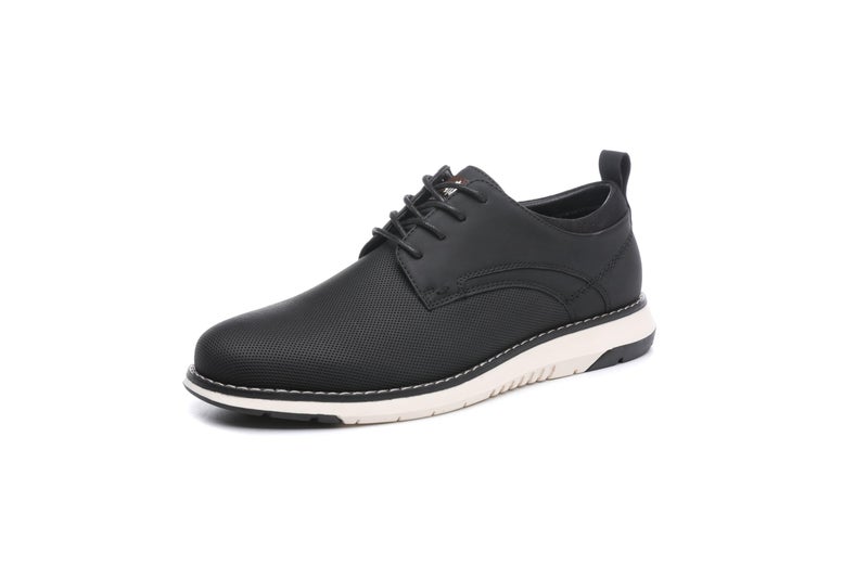 DECARSDZ Mens Dress Shoes Casual Oxford Shoes Business Formal Derby Sneakers Walking Shoe Black - Image 1