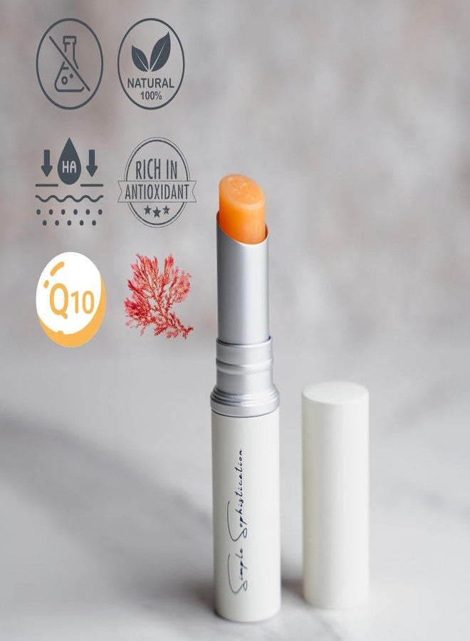 Simple Sophistication Tallow Lip Balm - Anti-Aging with 100%-grassfed Beef Tallow, CoQ10, Astaxanthin, Hyaluronic acid - Ultra Moisturizing, Conditioning, All natural, Organic, Made in USA (Untinted) - Image 3