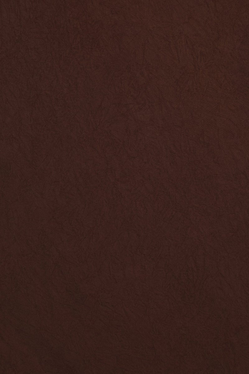 bebe Women Plain Maxi Skirt, Chocolate Brown - Image 4