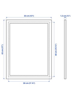 FISKBO Frame, Black, 30x40 cm  - Image 3