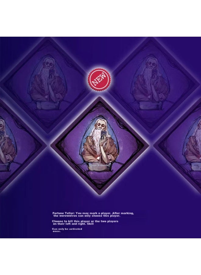 Werewolf Wolf's Bane Card Collection Edition In Metal Box New Characters For Werewolf, Please Close Your Eyes When It's Dark, Board Game Card Set - Image 3