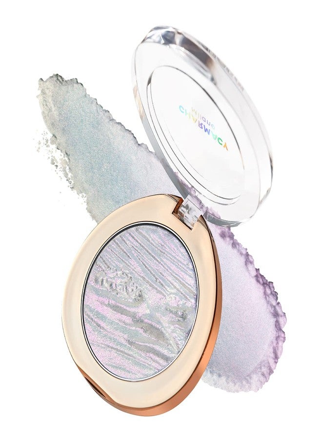 CHARMACY Chameleon Glitter Highlighter Makeup Palette, Shimmer Cream Contour Face Brightening Illuminator Highlighter, Long Lasting, Cruetly-Free, #602 - Image 1