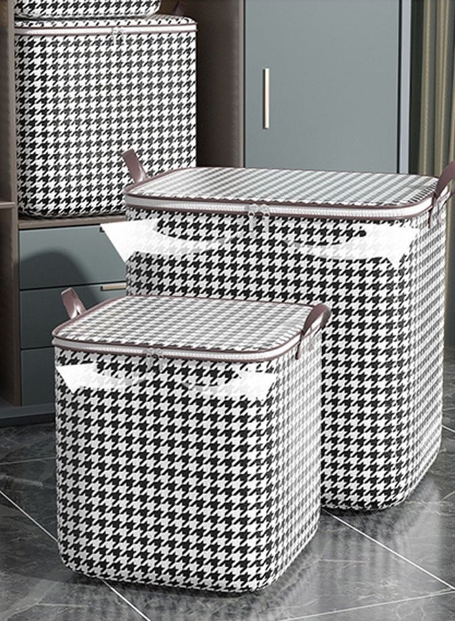 180L Large Storage Bags Clothes Storage Bins Waterproof Foldable Closet Organizers Storage Containers with Handle and Zipper for Clothing Blankets,Bedding Comforters Bed Sheets Pillows,1 Pack  - Image 5