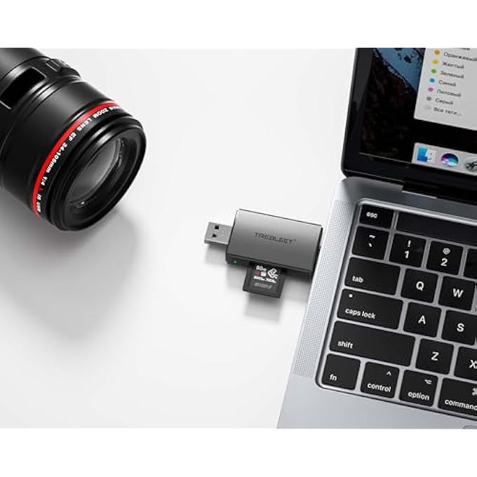 rayihni قارئ بطاقات CFEXPRESS TYPE A، USB 3.2 GEN 2 10GBPS، منفذ USB-C و USB-A، متوافق مع سوني ألفا 1/ ألفا A7S III/ ألفا 7 IV A7M4/ FX3/ FX6 - Image 2