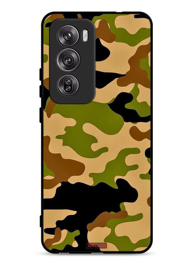 Tolwak Oppo Reno12 Pro 5G Protective Case Cover Camouflage Abstract Digital Pattern - Image 1