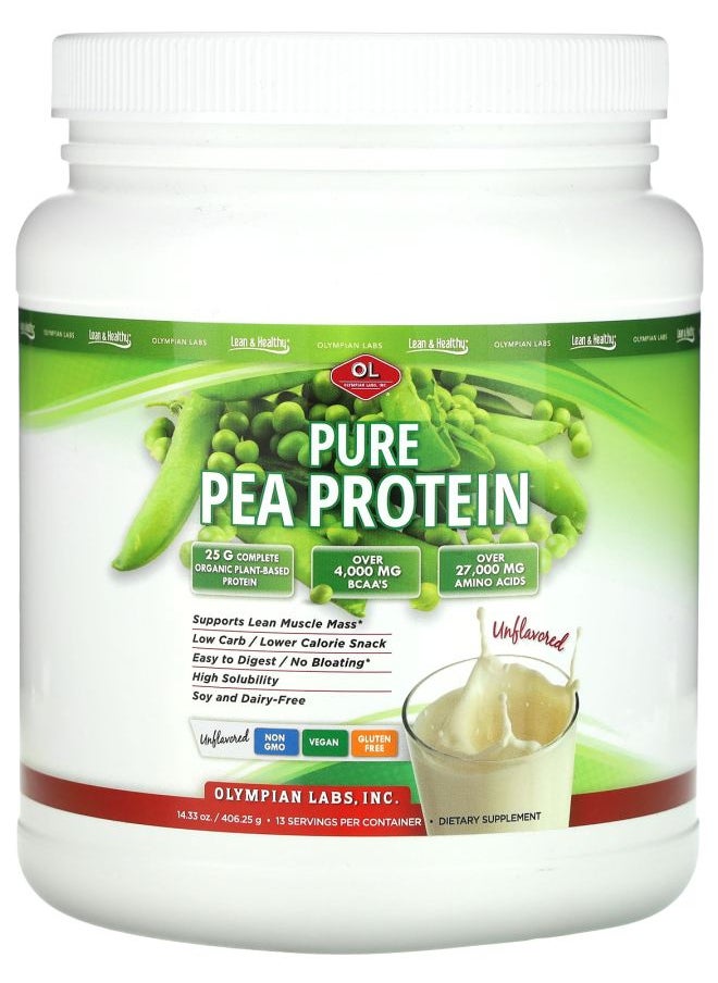 Olympian Labs Pure Pea Protein Unflavored  14.33 oz (406.25 g) 