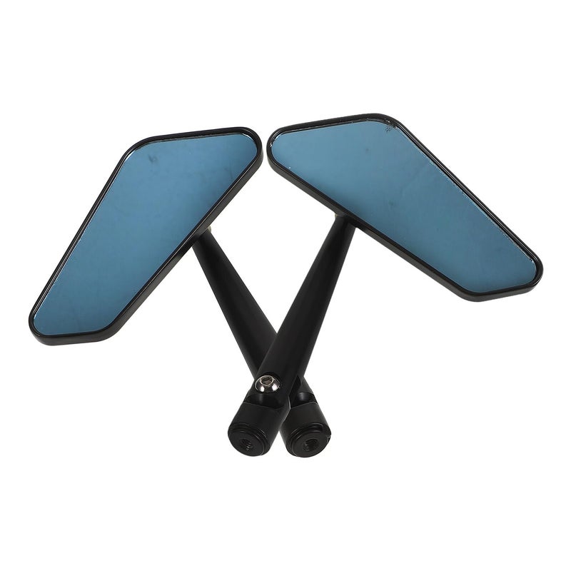 Universal Motorcycle Rearview Mirrors 1 Pair Handlebar Mount Aluminum Alloy 360 Rotatable - Image 2