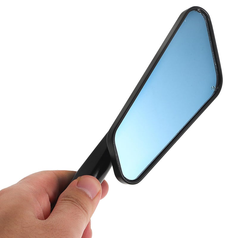 Universal Motorcycle Rearview Mirrors 1 Pair Handlebar Mount Aluminum Alloy 360 Rotatable - Image 4
