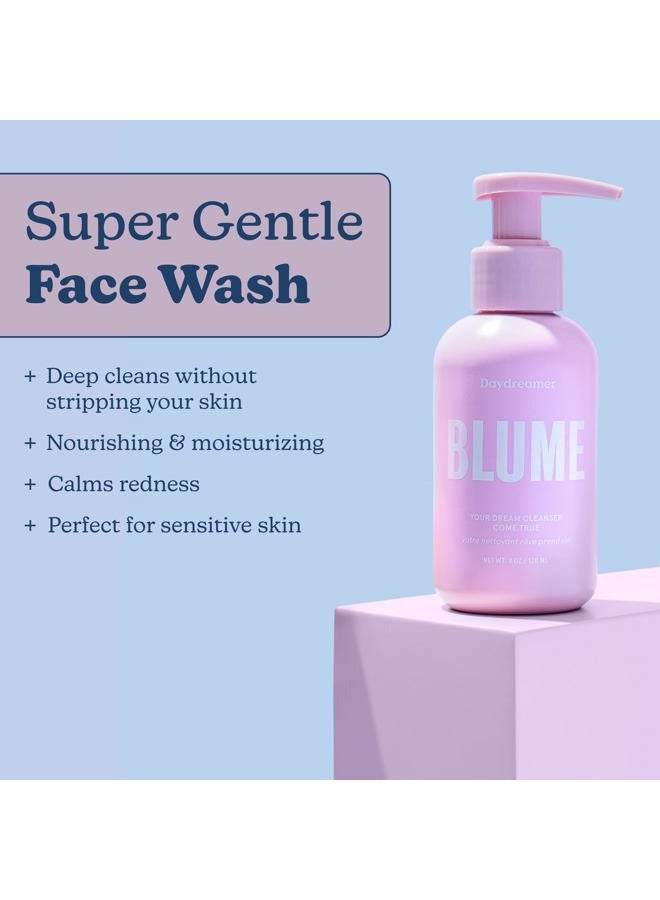 Blume Daydreamer Hydrating and Nourishing Face Wash, Organic Paraben-free Moisterizer with lavender and geranium, 4oz - Image 2