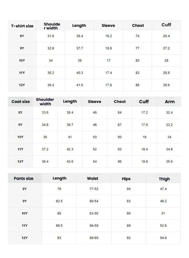 عام كبوب شيطان الصيادين الفتيات مقنعين سترة + بنطلون + تي شيرت ثلاثة قطعة الرياضة الصوف دعوى الأطفال - Image 2