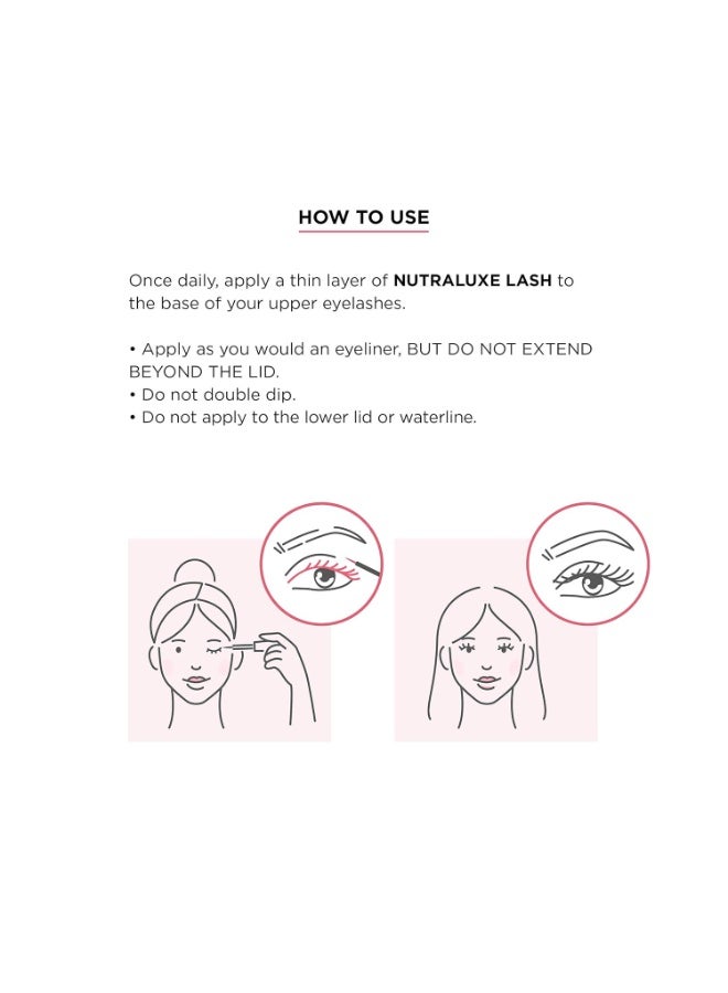 Nutra Luxe Md Nutra Luxe Md Eyelash Conditioner Black Size: 4.80 Ounce (Pack of 1)  - Image 2