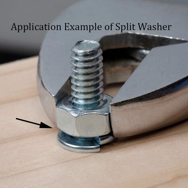 NACX M4 Split Lock Washer, 304 Stainless Steel Spring Lock Washer, 500Pcs - Image 5