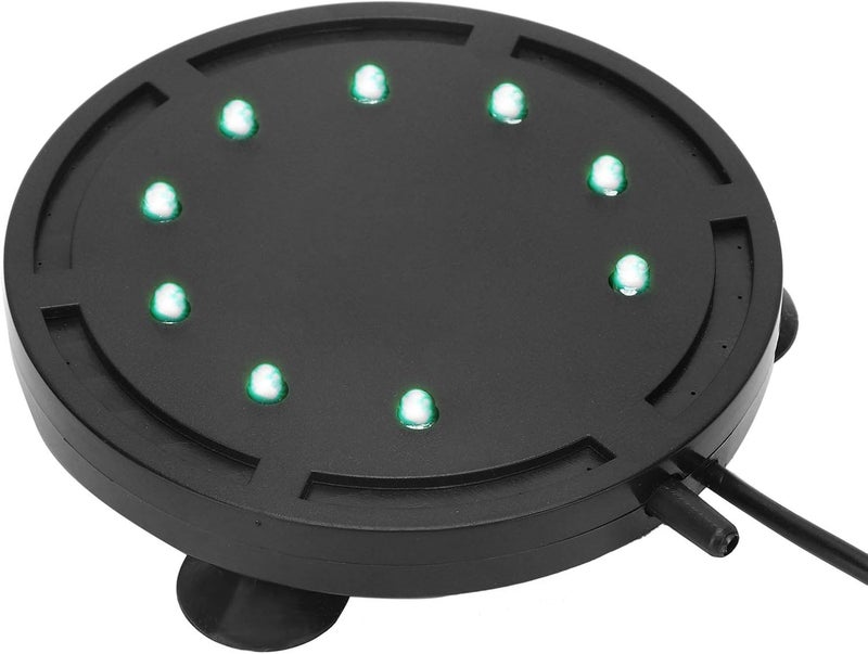 ZJchao Aquarium Fish Bubbler Oxygen Diffuser with Enchanting Underwater Lighting - Image 1