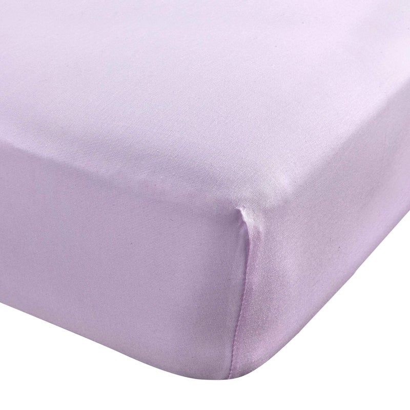 Abstract Mini Crib Cotton Sheets Pack n Play Sheets Fitted Ultra Soft Crib Sheets for Boys Girls Baby Universal Snug Fitted Cotton 24x38 Solid Lavender
