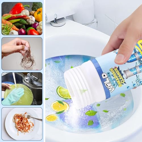 VOKSODHCK 4PCS Wild Tornado Pipe Dredge, Powerful Sink and Drain Cleaner Powder, Pipeline Dredging Agent for Kitchen & Bathroom Portable Powder Cleaning Tool - Image 2
